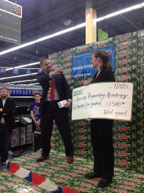 Wal Mart3 1 The 5th Grade Choir Performs at Riverton Wal-Mart Opening!