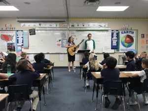 teacher and guitar