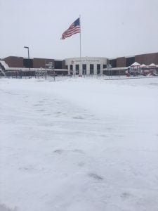 snow and school